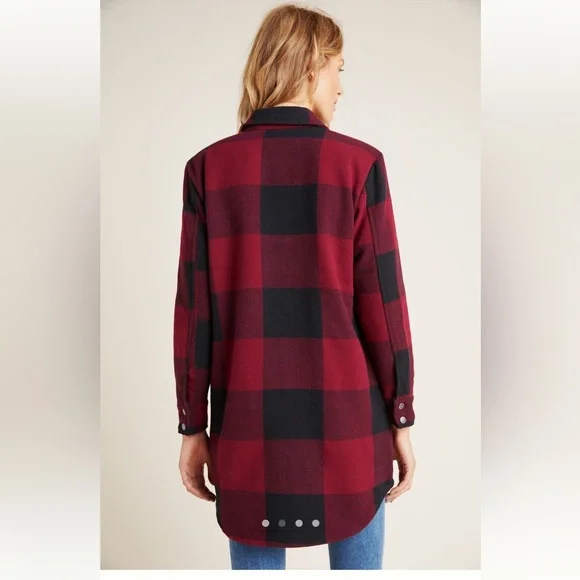 BB Dakota Eldridge Plaid Shirt Jacket- Size M- like new!! Excellent condition - Picture 4 of 9